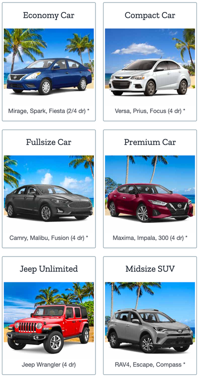 Rental car examples 1