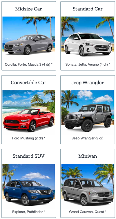 Rental car examples 2